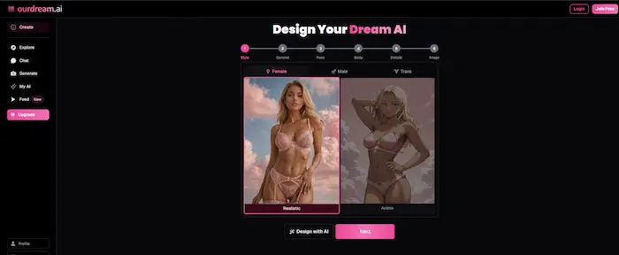 OurDream AI Character Customization